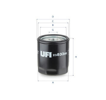 Olejový filtr UFI 23.833.00