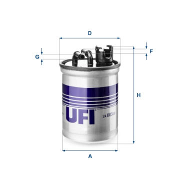 Palivový filtr UFI 24.003.00