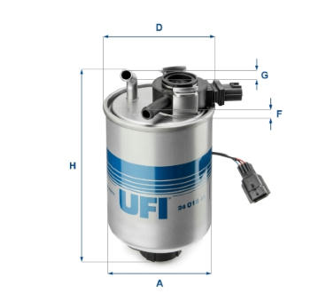 Palivový filter UFI 24.018.01