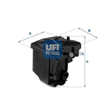 Palivový filtr UFI 24.027.00