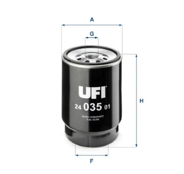 palivovy filtr UFI 24.035.01