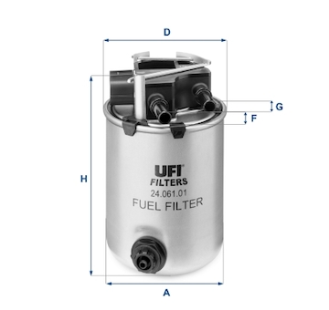 Palivový filtr UFI 24.061.01