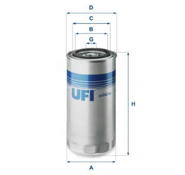 palivovy filtr UFI 24.062.00