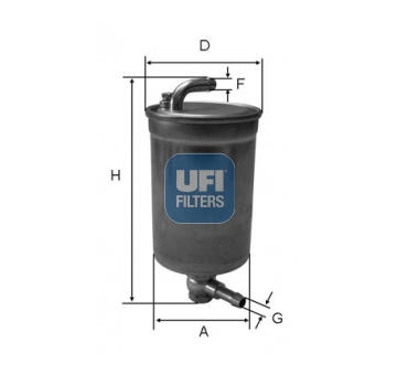 Palivový filtr UFI 24.072.00