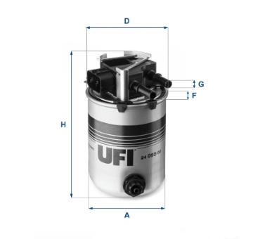 Palivový filtr UFI 24.095.00