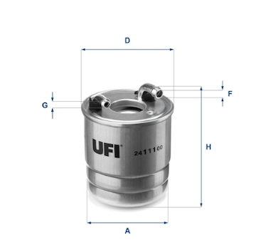 Palivový filtr UFI 24.111.00