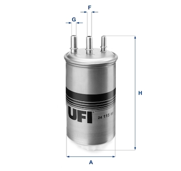 palivovy filtr UFI 24.115.00