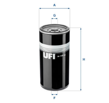 palivovy filtr UFI 24.121.00