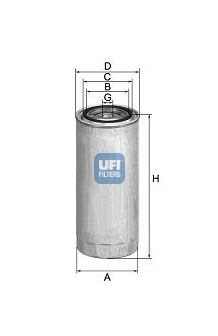 Palivový filtr UFI 24.314.00