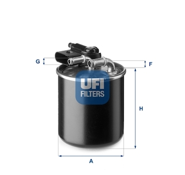 Palivový filtr UFI 24.148.00