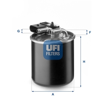 Palivový filtr UFI 24.150.00