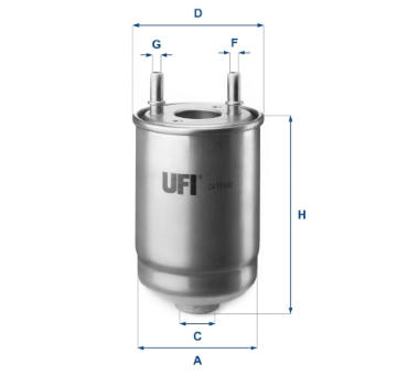 Palivový filtr UFI 24.186.00