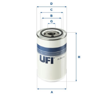 Palivový filtr UFI 24.341.00