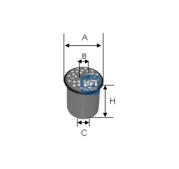 Palivový filter UFI 24.389.00