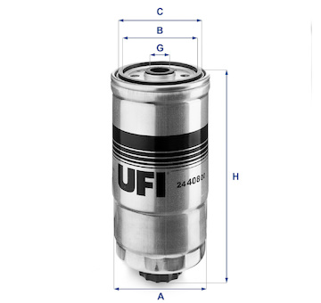 Palivový filtr UFI 24.408.00