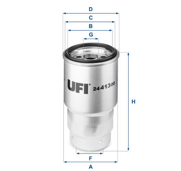 Palivový filtr UFI 24.413.00