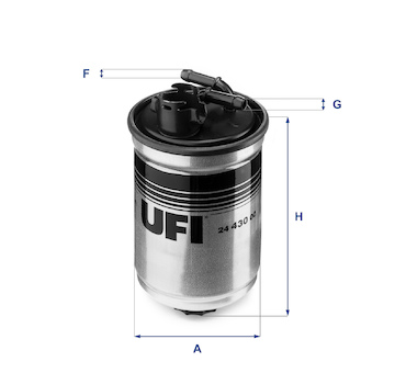 palivovy filtr UFI 24.430.00