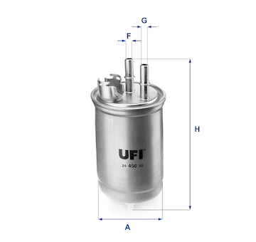 palivovy filtr UFI 24.450.00