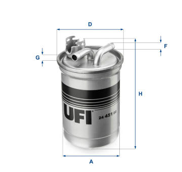 Palivový filtr UFI 24.451.00