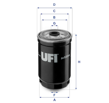 Palivový filtr UFI 24.525.00