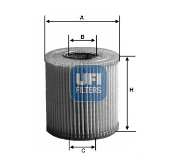 Olejový filtr UFI 25.045.00
