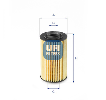 Olejový filtr UFI 25.163.00