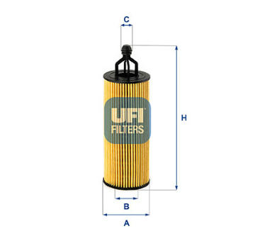 Hydraulický filtr, automatická převodovka UFI 25.251.00