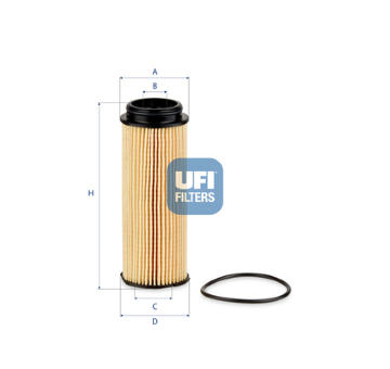 Olejový filter UFI 25.252.00