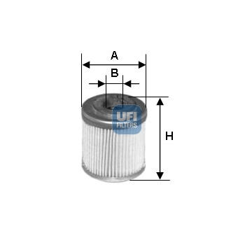 Olejový filtr UFI 25.547.00