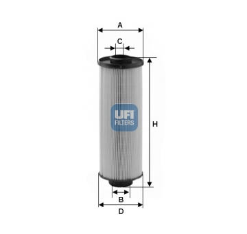 Palivový filtr UFI 26.004.00