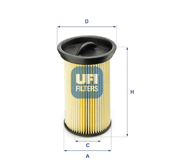 palivovy filtr UFI 26.005.00