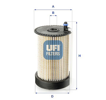 palivovy filtr UFI 26.031.00