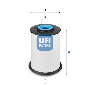 Palivový filtr UFI 26.033.00