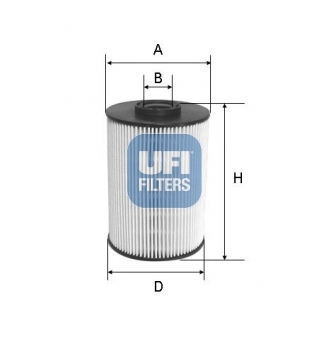 Palivový filtr UFI 26.037.00