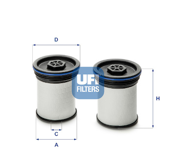 palivovy filtr UFI 26.047.00