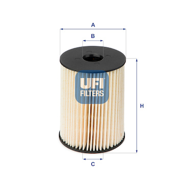 palivovy filtr UFI 26.054.00