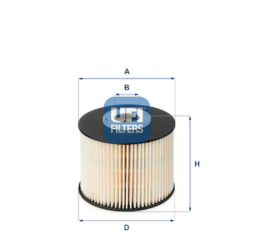 Palivový filtr UFI 26.055.00