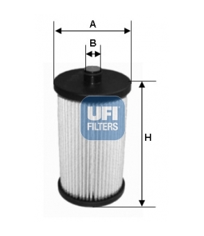 palivovy filtr UFI 26.057.00