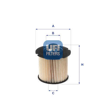 palivovy filtr UFI 26.104.00