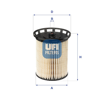 Palivový filtr UFI 26.129.00