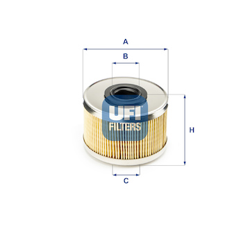palivovy filtr UFI 26.686.00
