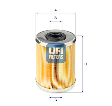 Palivový filter UFI 26.687.00