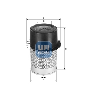 Vzduchový filtr UFI 27.923.00