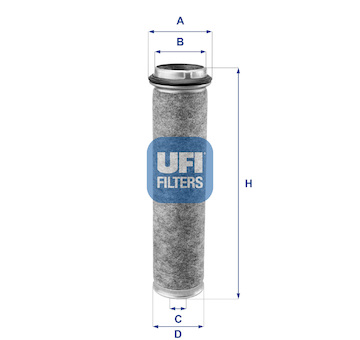 Vzduchový filtr UFI 27.055.00