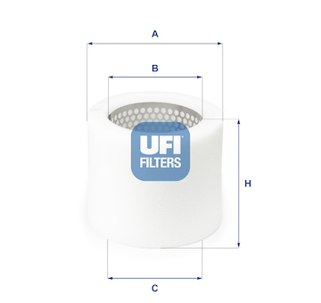 Vzduchový filtr UFI 27.061.00