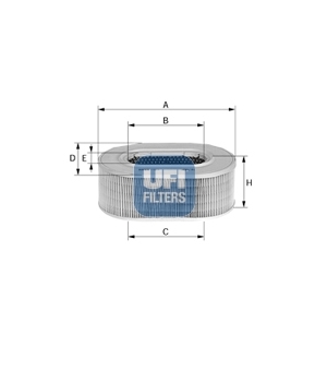 Vzduchový filtr UFI 27.071.01