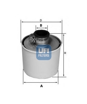 Vzduchový filtr UFI 27.091.00