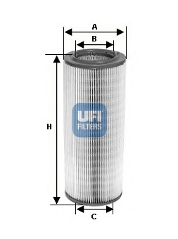 Vzduchový filtr UFI 27.381.00