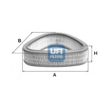 Vzduchový filtr UFI 27.174.00