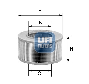 Vzduchový filtr UFI 27.701.00